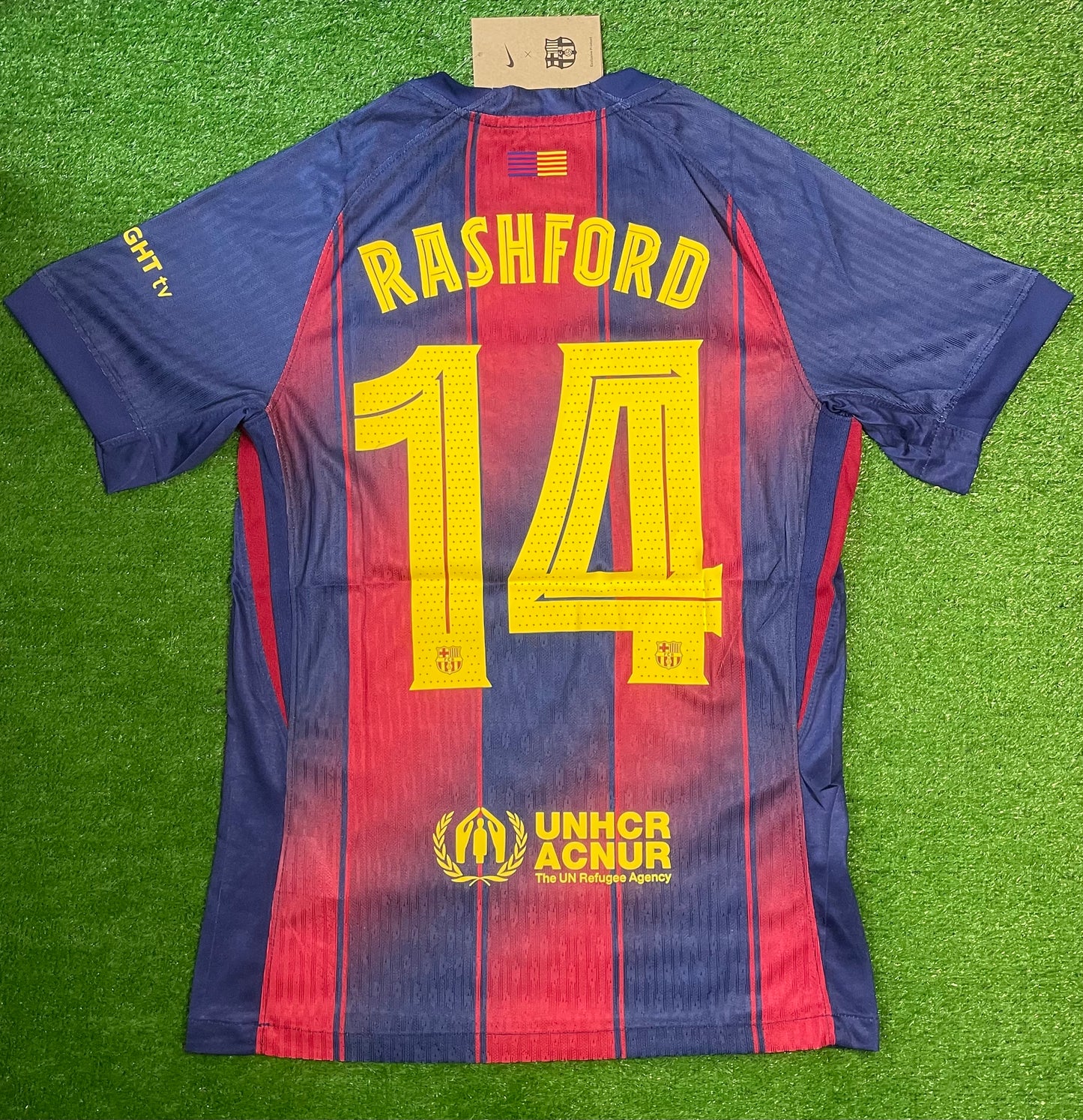 FC Barcelona Home Jersey 2025/26 Rashford 14 Player Version