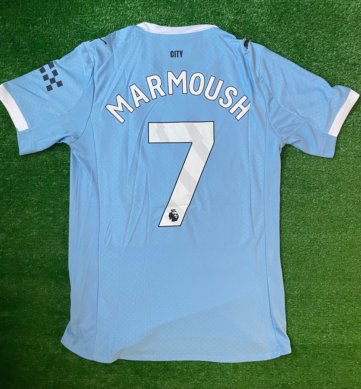 Manchester City Home Jersey 2025/26 Marmoush 7 Player Version