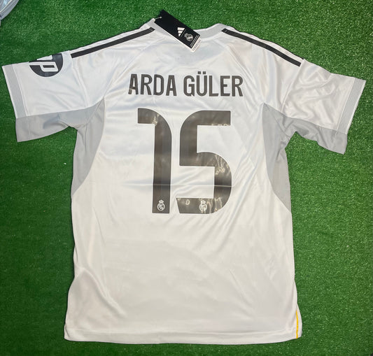 Real Madrid Home Kit 2025/26 Arda Guler Fan Version