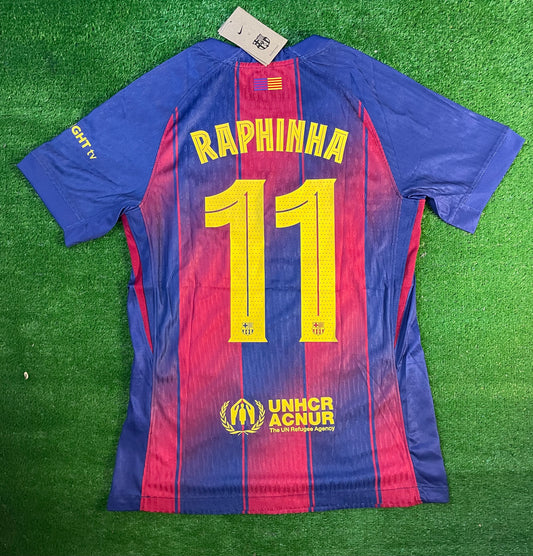 FC Barcelona Home Jersey 2025/26 Raphinha 11 Player Version