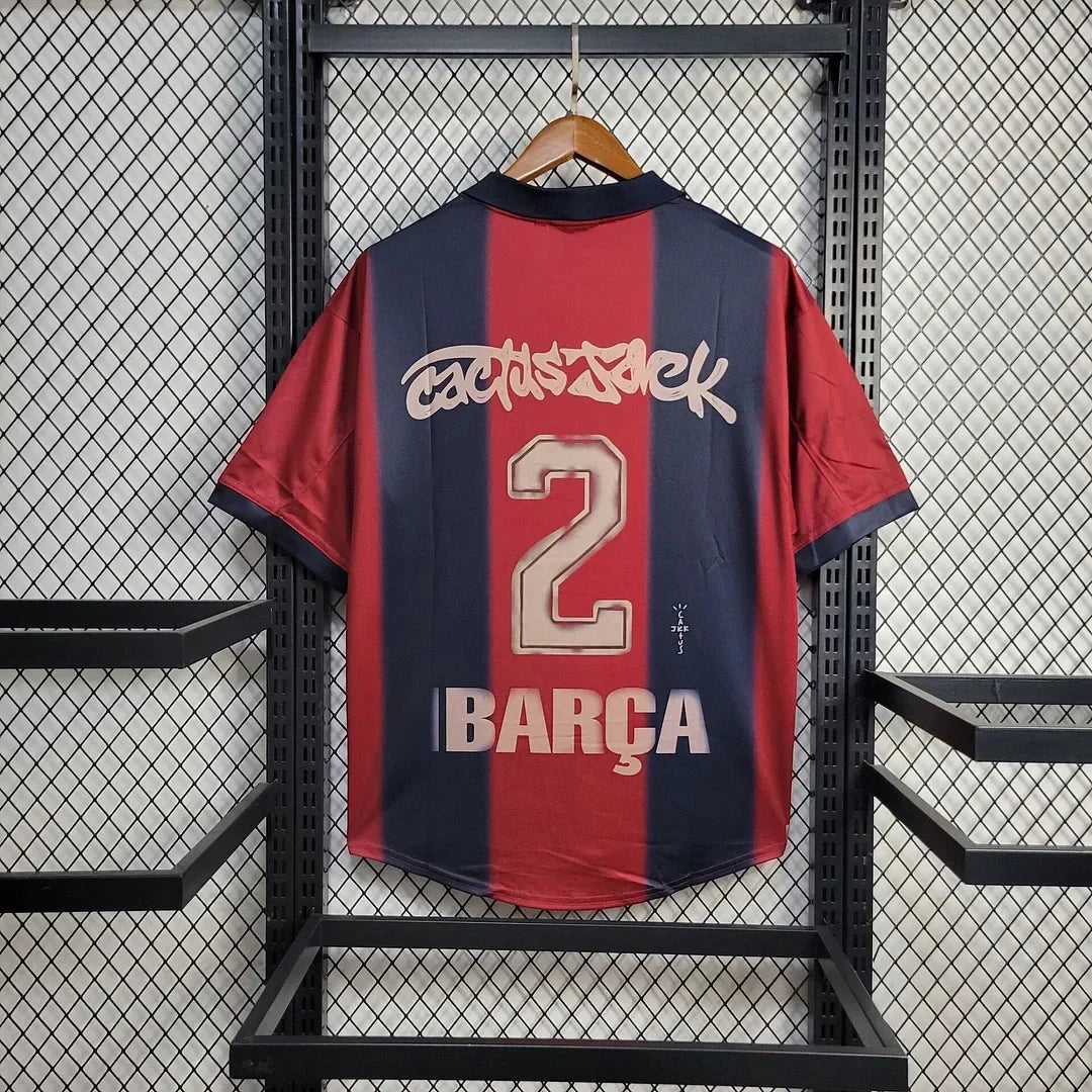 Barcelona x Travis Scott Cactus Jack Jersey